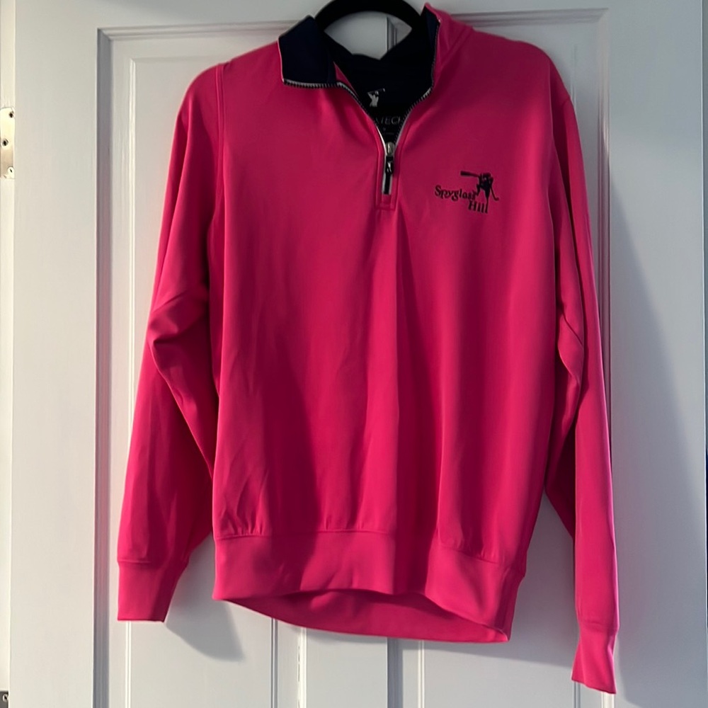 F&G Tech , Spyglass Hill Size S Hot Pink Half-Zip